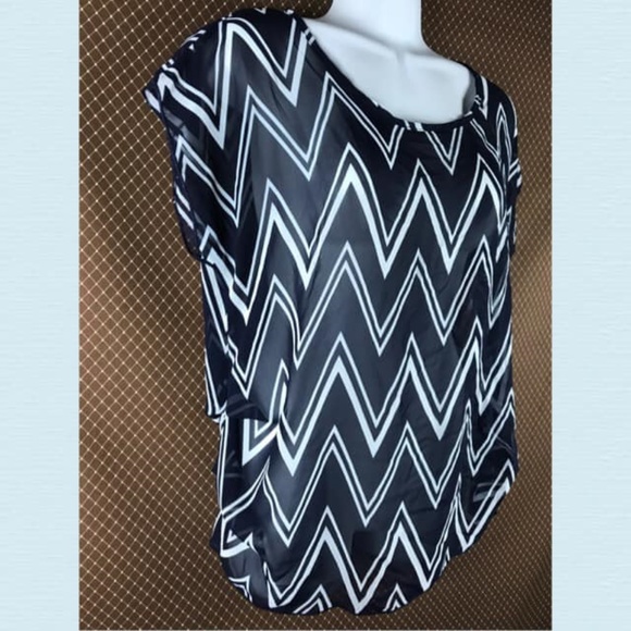 Agaci Sheer Scoop Neck Blouse - Picture 2 of 4